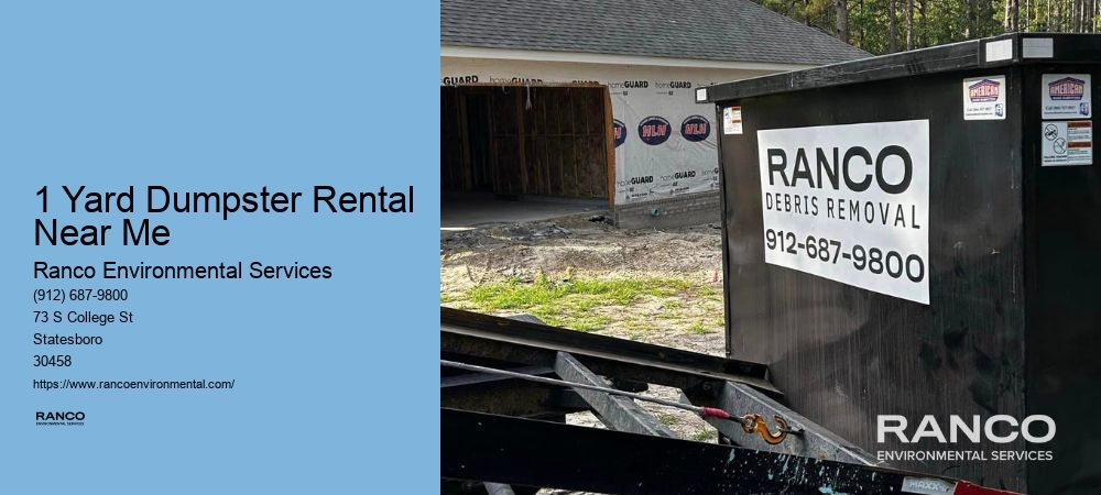 5 Yard Dumpster Rental Prices