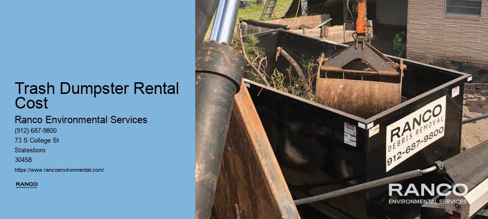 Dumpster Rental Costs